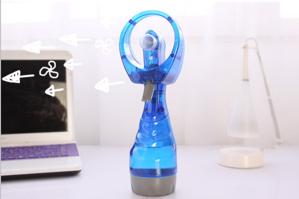 Convenient hand operated humidification- spray fan water fan spray portable mist fan mini handheld