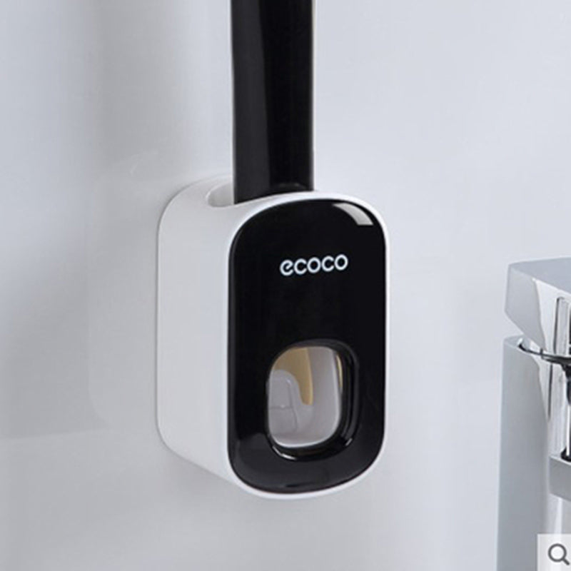 wall mounted automatic toothpaste holder bathroom accessories set dispenser