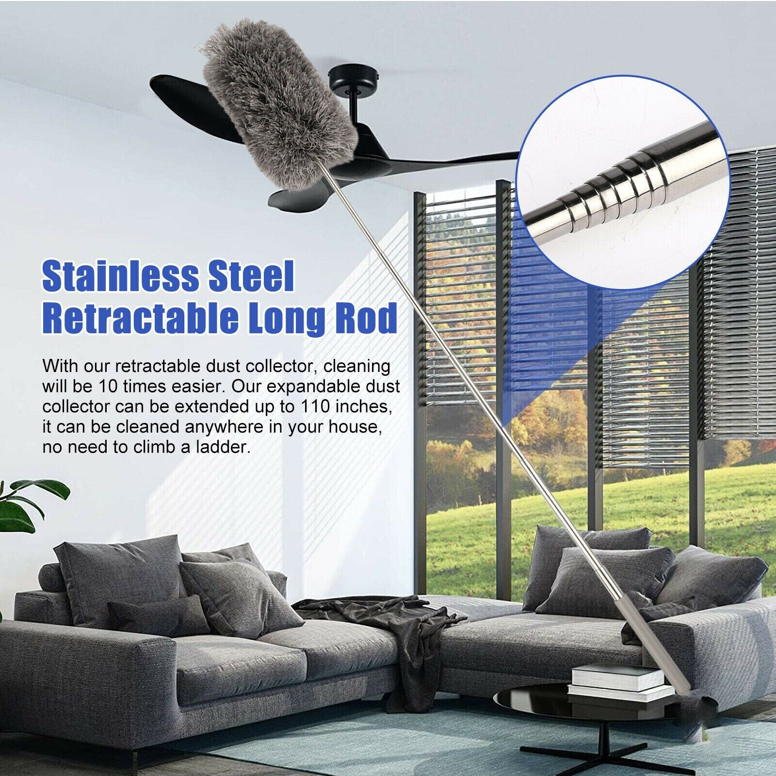 long handle duster