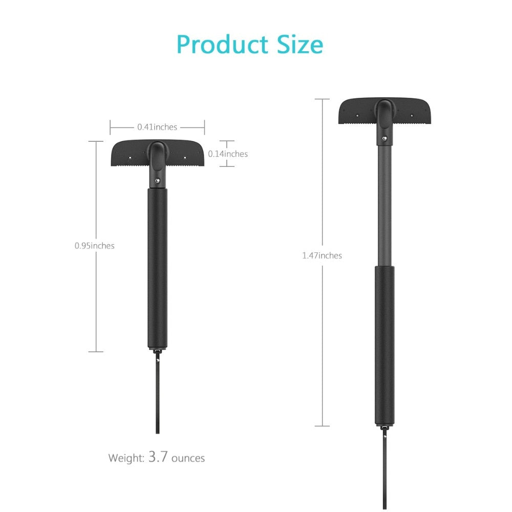 Retractable back shaver