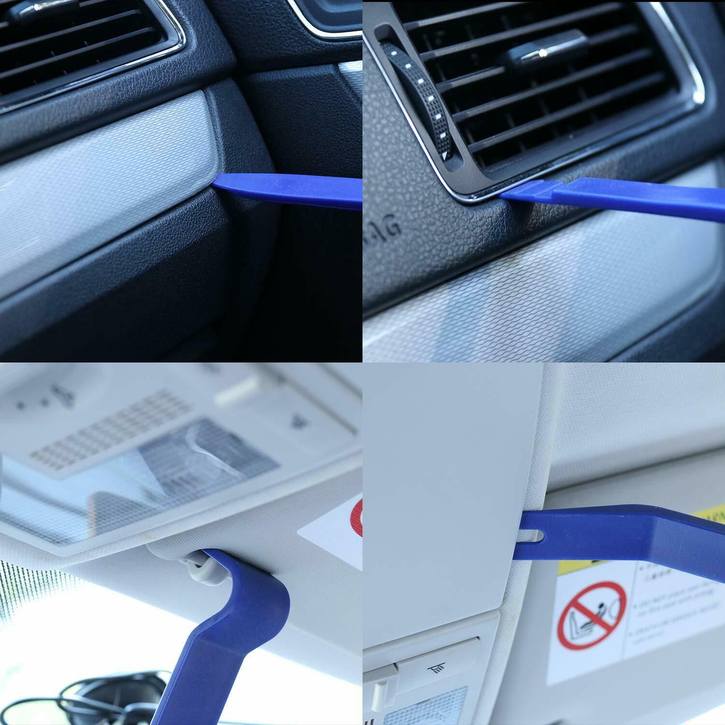 car trim removal tool kit set door panel fastener auto dashboard plastic tools