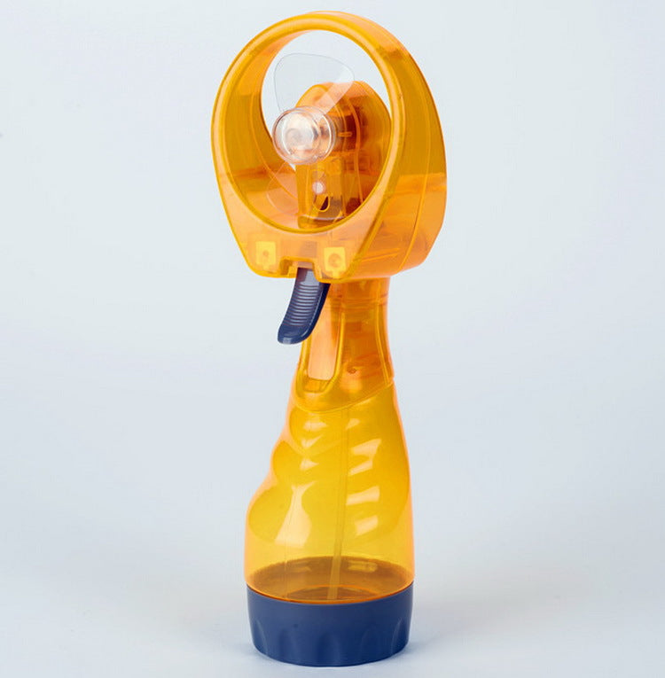 Convenient hand operated humidification- spray fan water fan spray portable mist fan mini handheld