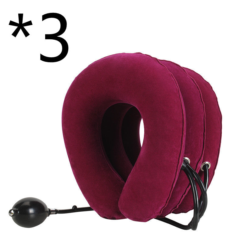 Cervical Neck Traction Device Inflatable, Neck Cervical-Brace Neck Stretcher, Easy to Use for Chronic Neck and Shoulder Pain Relief Traction Spine Alignment