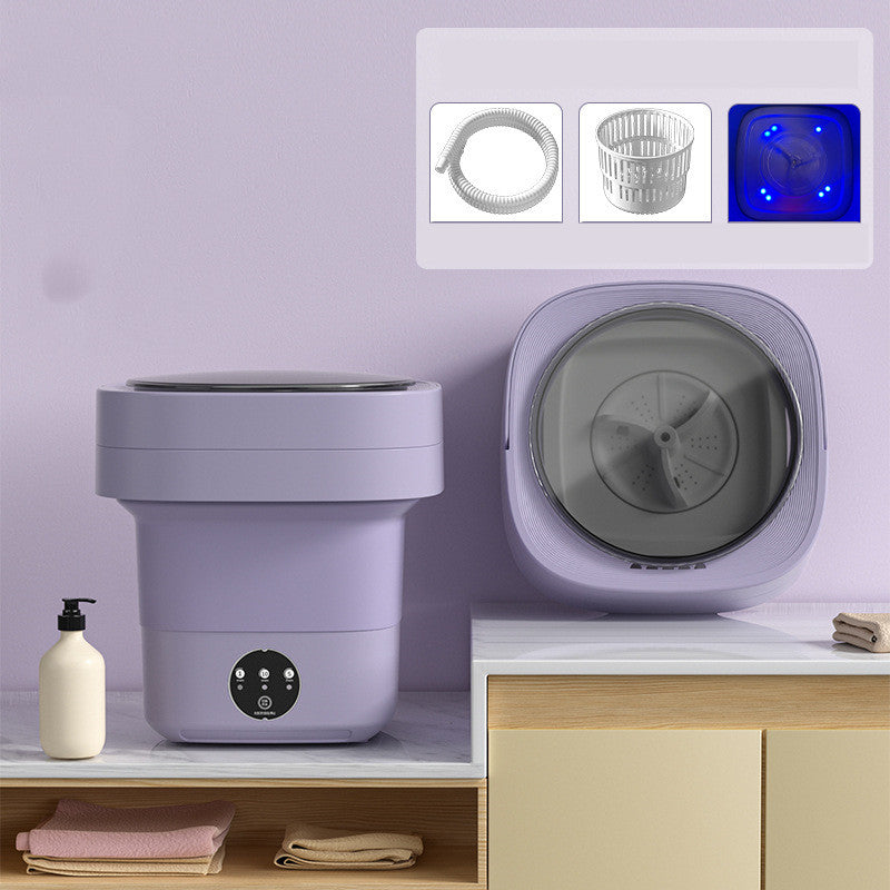 mini foldable washing machine portable mini socks underwear panties washing machine big capacity 3 models with spinning dry gadgets