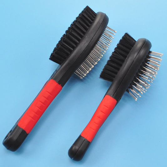 Double-sided pet knot comb