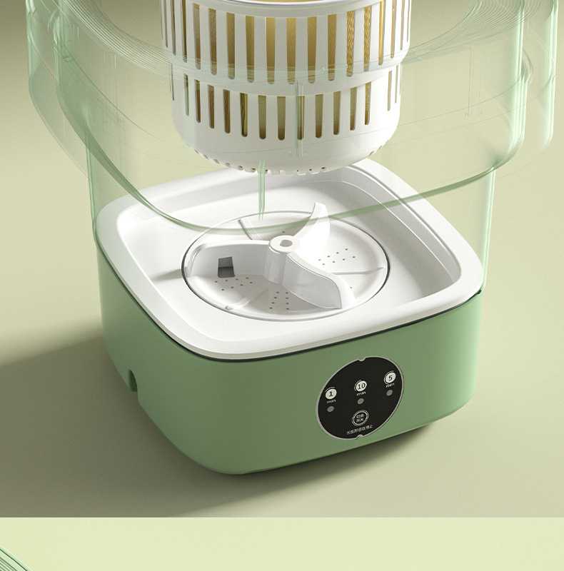 mini foldable washing machine portable mini socks underwear panties washing machine big capacity 3 models with spinning dry gadgets
