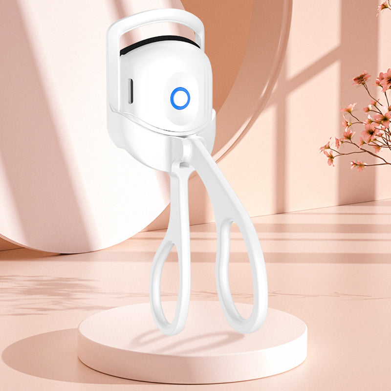 Eyelash curler portable electric heated comb eye lash long lasting eyelashes curls thermal eyelash curler makeup tools heated eyelash curlers rechargeable electric eyelash curler handheld eyelash heat