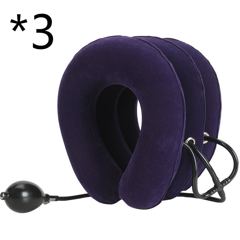Cervical Neck Traction Device Inflatable, Neck Cervical-Brace Neck Stretcher, Easy to Use for Chronic Neck and Shoulder Pain Relief Traction Spine Alignment