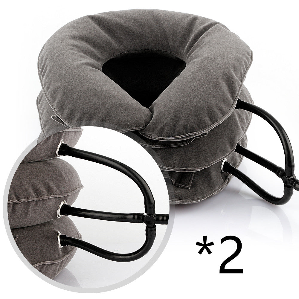 Cervical Neck Traction Device Inflatable, Neck Cervical-Brace Neck Stretcher, Easy to Use for Chronic Neck and Shoulder Pain Relief Traction Spine Alignment