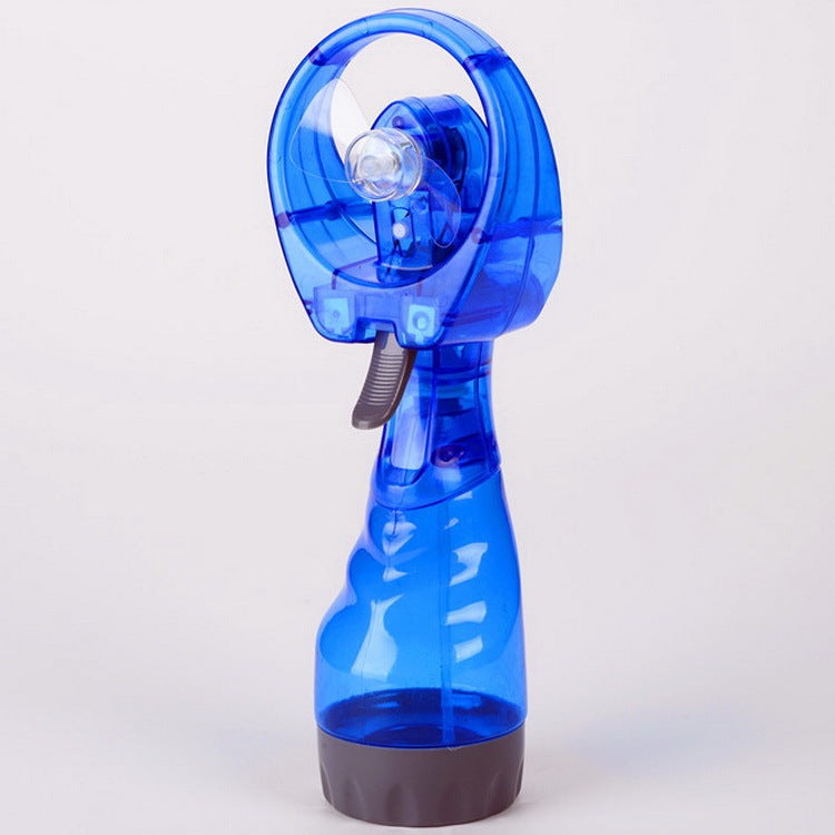 Convenient hand operated humidification- spray fan water fan spray portable mist fan mini handheld