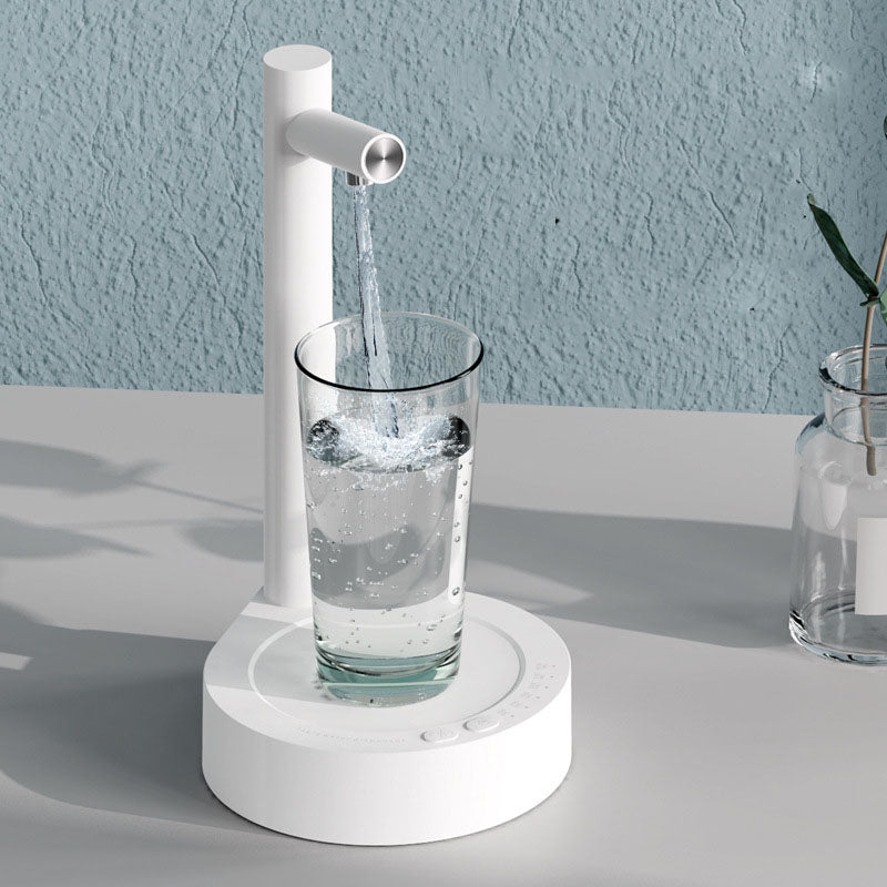 Intelligent Desktop Water Bottle Dispenser, Portable Electric Water Dispenser for Home,Office,Outdoor USB Charging Automatic Drinking Water Bottle Pump for 5 Gallon & Universal Bottles
