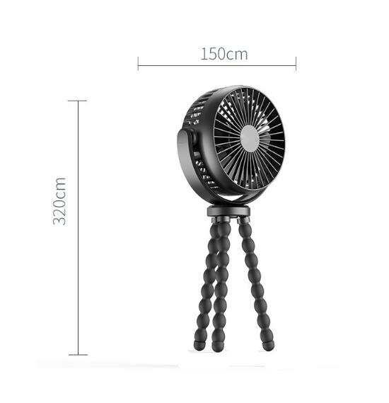 octopus stroller deformation portable handheld usb fan