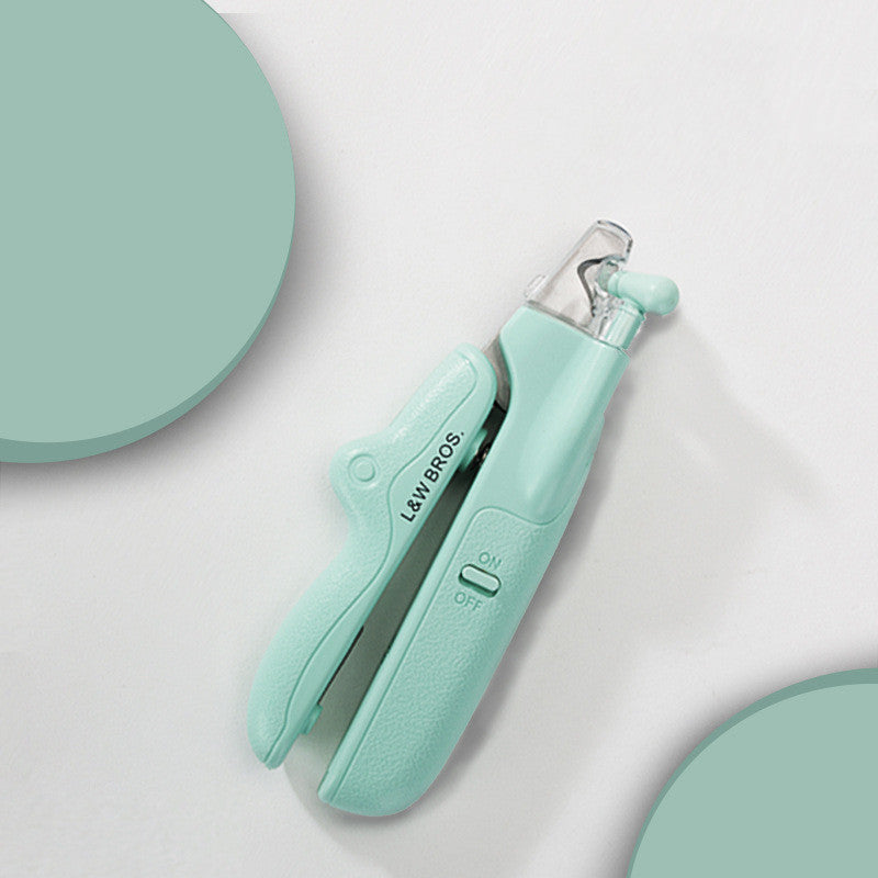 Pet nail clippers with led light dogs cat nail scissors professional trimmer tool care grooming supplies