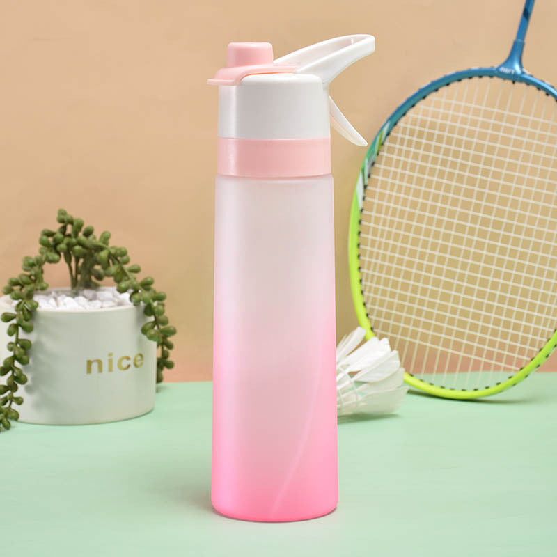 Spray Water Bottle For Girls Outdoor Sport Fitness Water Cup Large Capacity Spray Bottle BPA Free Drinkware Travel Bottles Kitchen Gadgets